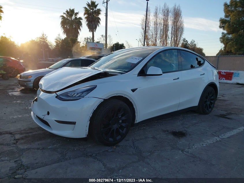 VIN 5YJYGDEE7MF065252 2021 TESLA MODEL Y LONG RANGE DUAL MOTOR ALL-WHEEL DRIVE