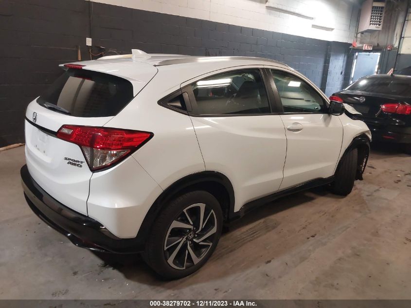 VIN 3CZRU6H1XLM703841 2020 HONDA HR-V SPORT