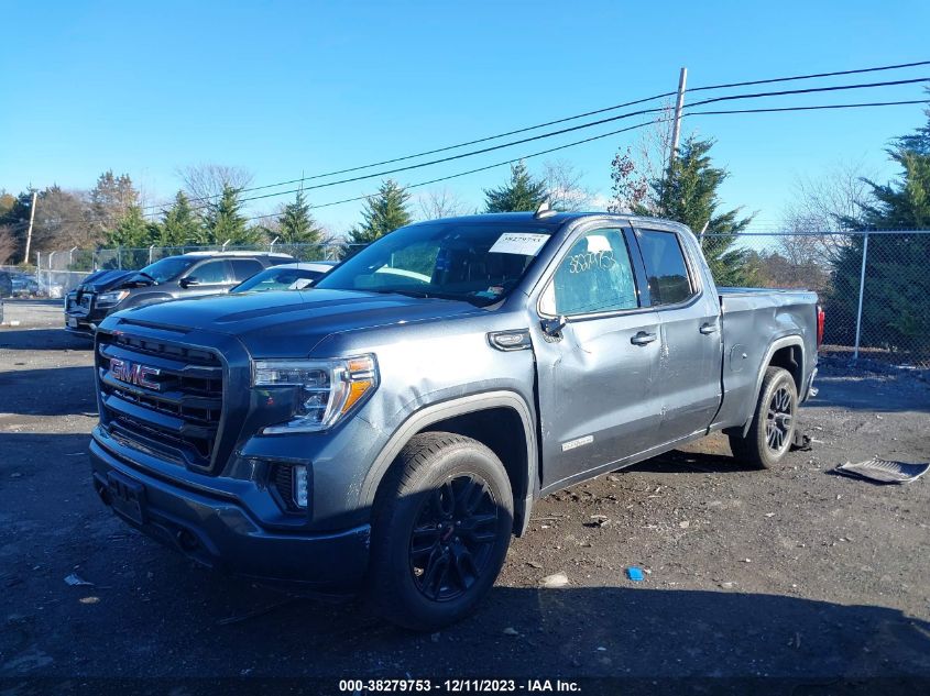2021 GMC SIERRA 1500 4WD DOUBLE CAB STANDARD BOX ELEVATION - 1GTR9CED6MZ309323