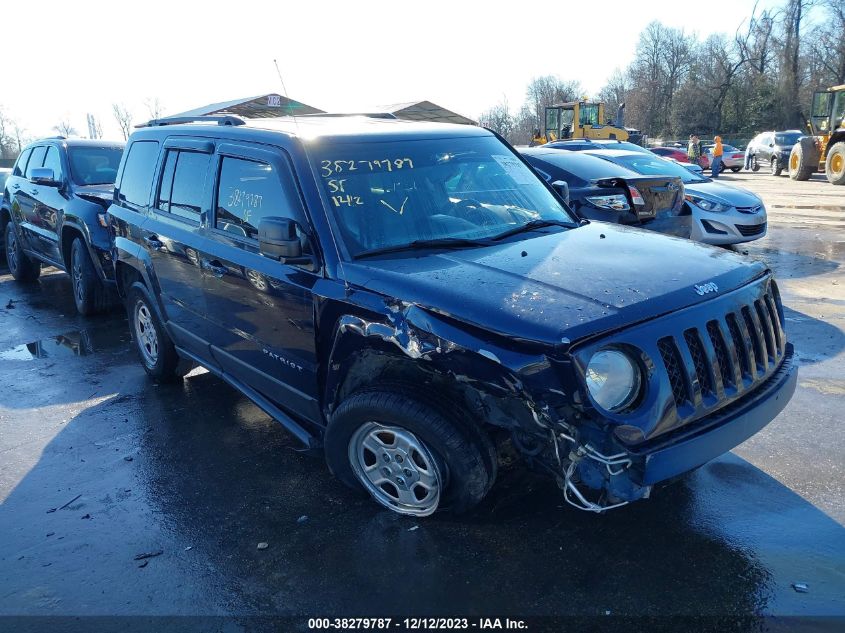 2013 JEEP PATRIOT SPORT - 1C4NJRBB0DD234787