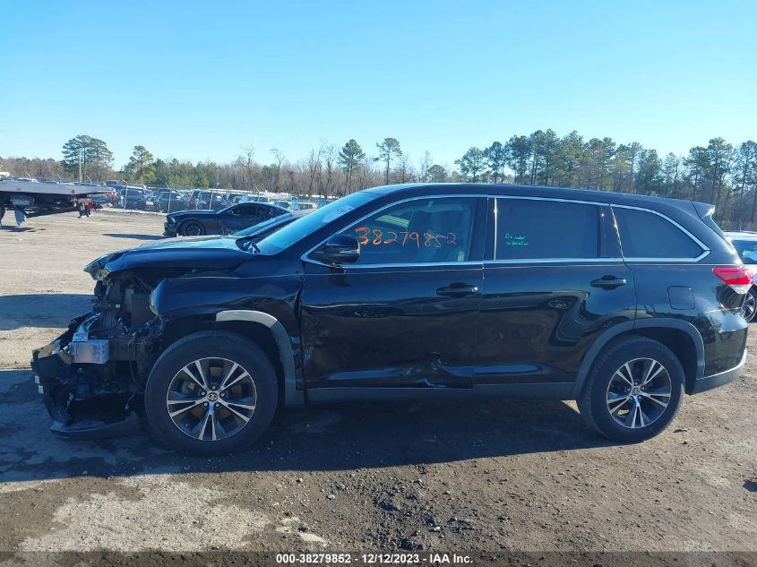 2019 TOYOTA HIGHLANDER LE - 5TDZARFH3KS060165