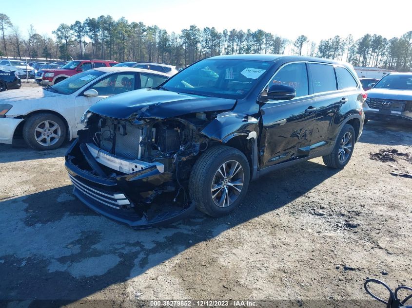 2019 TOYOTA HIGHLANDER LE - 5TDZARFH3KS060165