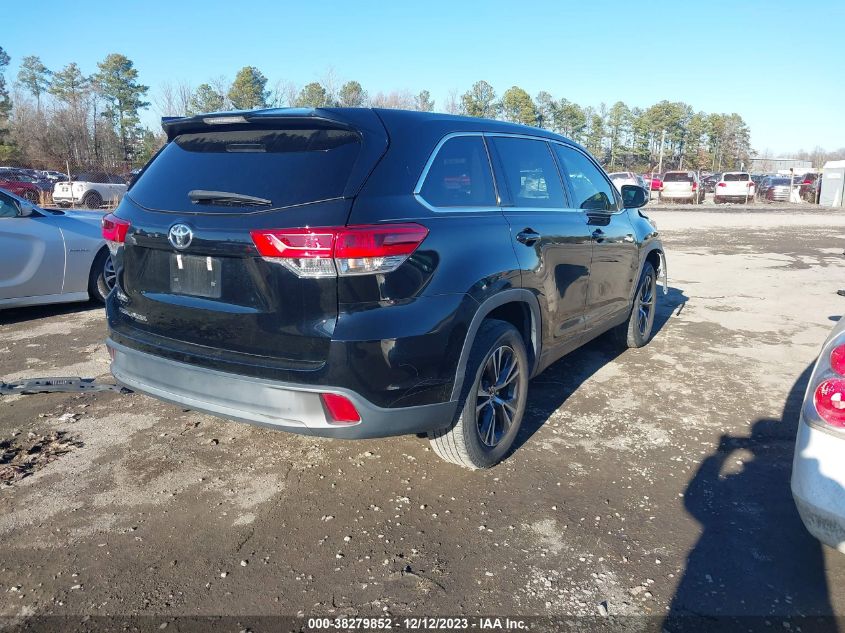 2019 TOYOTA HIGHLANDER LE - 5TDZARFH3KS060165