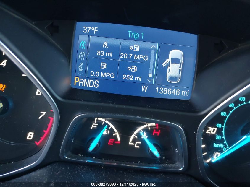 2014 FORD ESCAPE SE - 1FMCU0GX5EUD49185