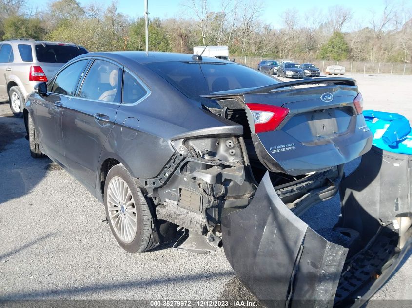 2015 FORD FUSION TITANIUM - 3FA6P0K91FR173073