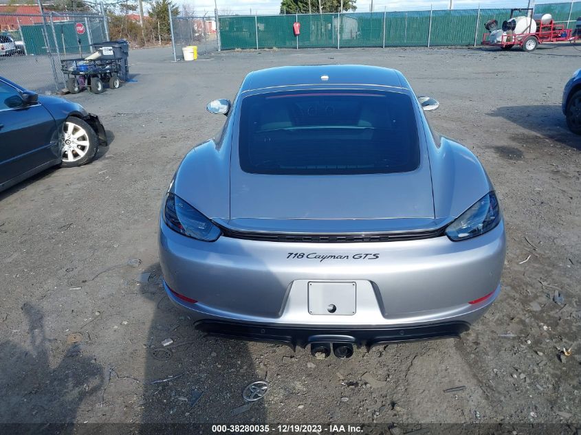 2018 PORSCHE 718 CAYMAN GTS WP0AB2A82JS278483