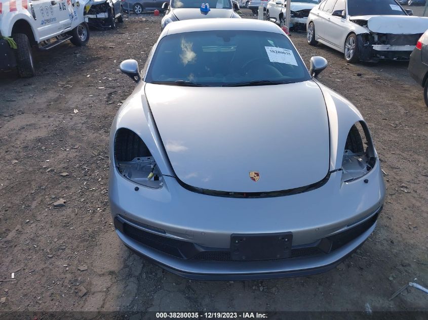 2018 PORSCHE 718 CAYMAN GTS WP0AB2A82JS278483