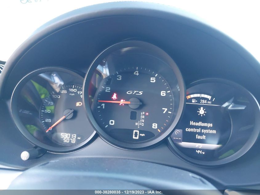 2018 PORSCHE 718 CAYMAN GTS WP0AB2A82JS278483