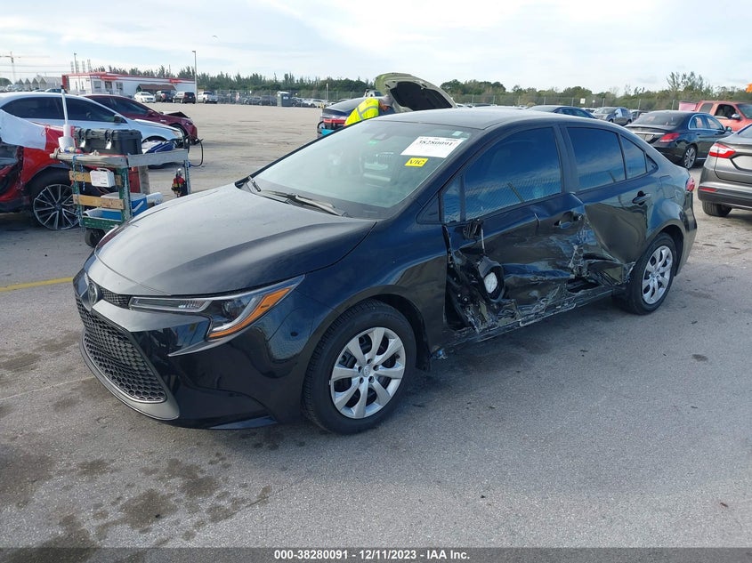 VIN 5YFEPMAEXNP369044 2022 TOYOTA COROLLA LE