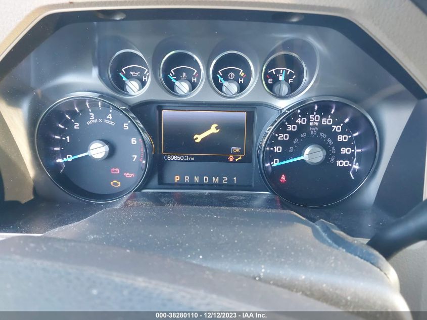 2013 FORD SUPER DUTY F-250 SRW LARIAT - 1FT7W2B68DEA14831