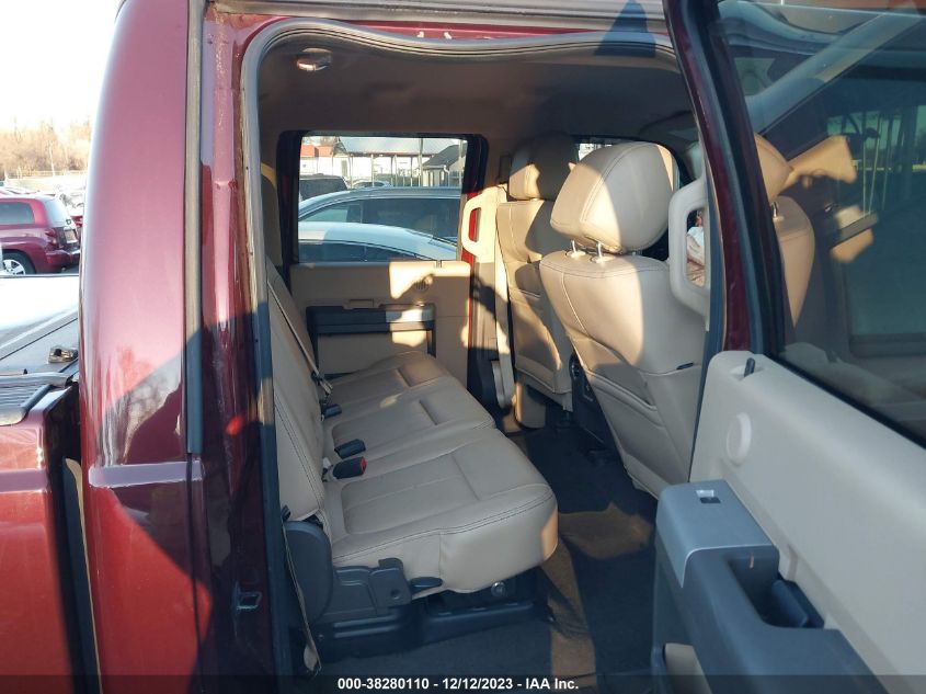 2013 FORD SUPER DUTY F-250 SRW LARIAT - 1FT7W2B68DEA14831