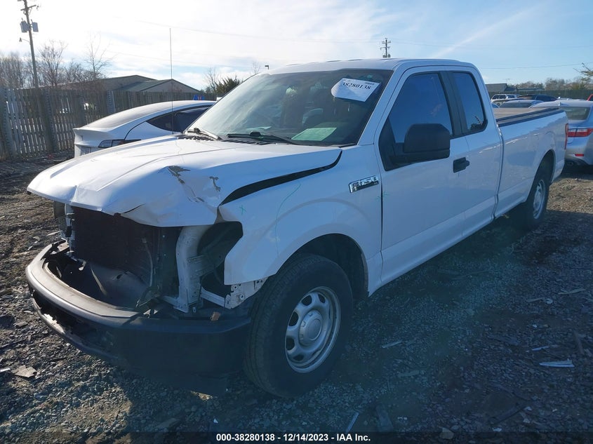 VIN 1FTEX1CF6HKD38896 2017 FORD F-150 XL