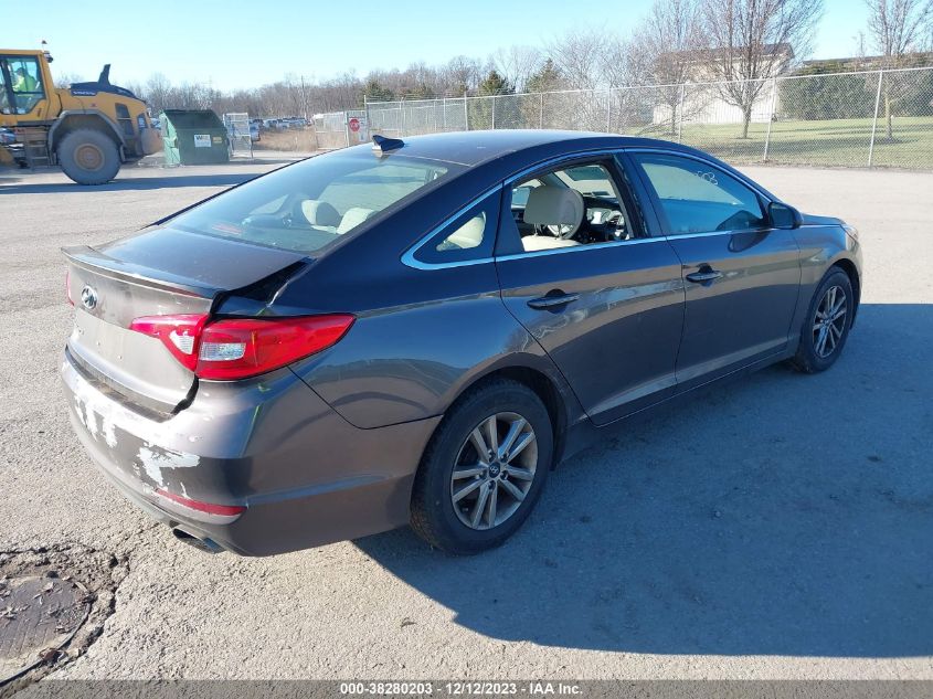 2016 HYUNDAI SONATA 2.4L - 5NPE24AF2GH418082