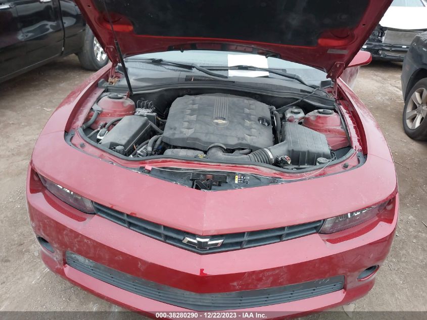 2015 CHEVROLET CAMARO LT - 2G1FD1E35F9209183