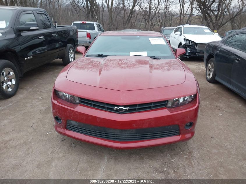 2015 CHEVROLET CAMARO LT - 2G1FD1E35F9209183