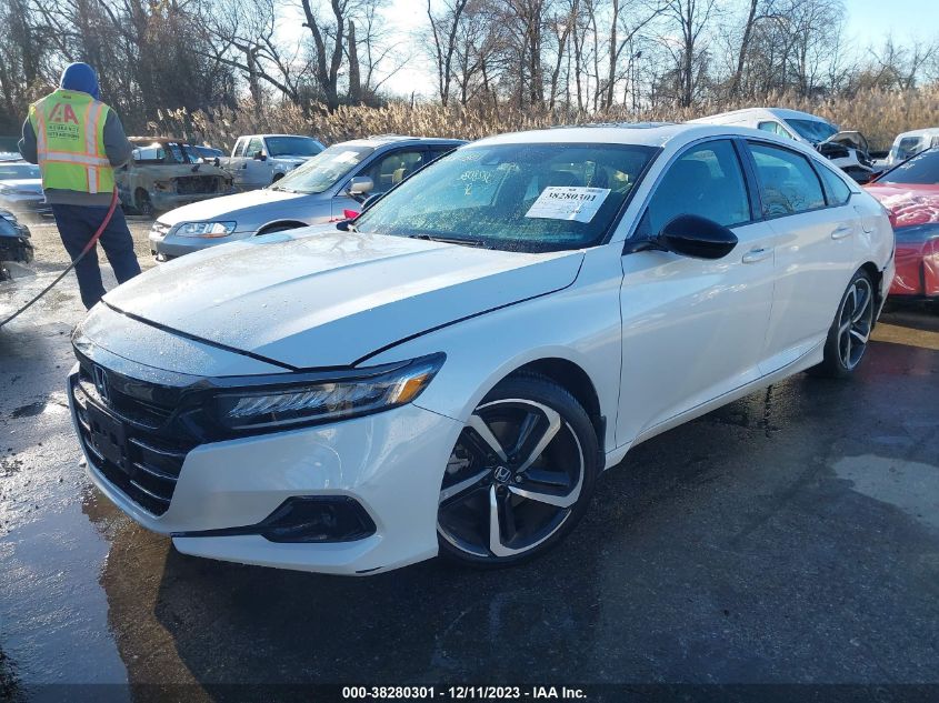 2021 HONDA ACCORD SPORT - 1HGCV2F34MA003996