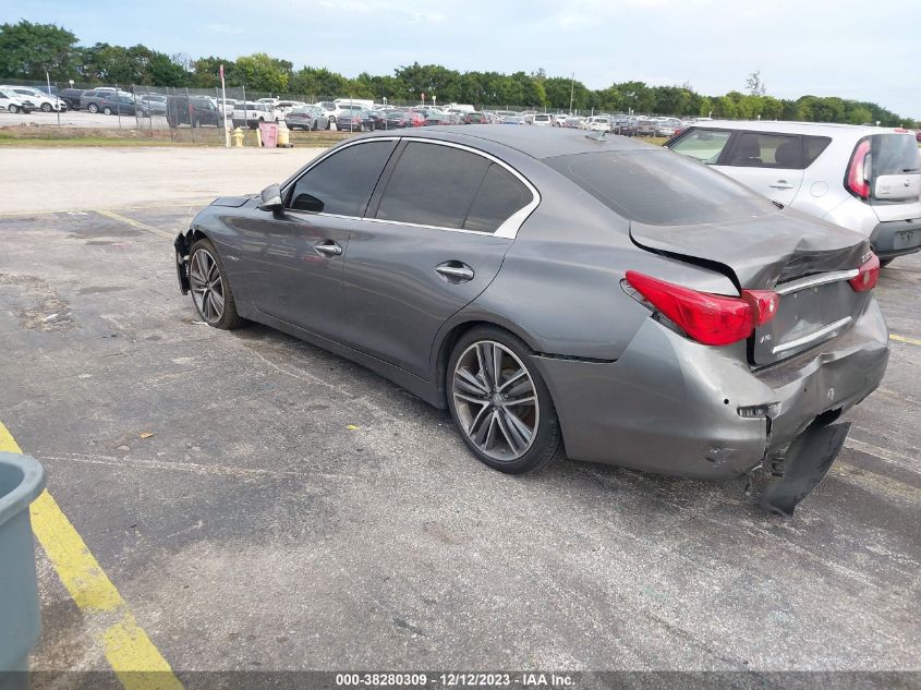 2014 INFINITI Q50 HYBRID PREMIUM/SPORT - JN1AV7AR3EM703056