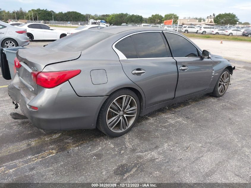 2014 INFINITI Q50 HYBRID PREMIUM/SPORT - JN1AV7AR3EM703056