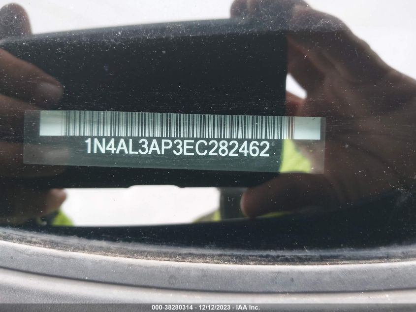 2014 NISSAN ALTIMA 2.5/2.5 S/2.5 SL/2.5 SV - 1N4AL3AP3EC282462