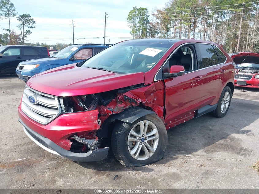 VIN 2FMPK4J95HBB25191 2017 FORD EDGE SEL