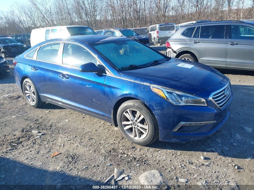 2015 HYUNDAI SONATA SE - 5NPE24AF9FH212191