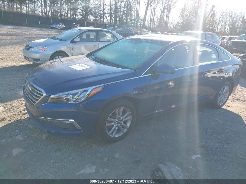 2015 HYUNDAI SONATA SE - 5NPE24AF9FH212191