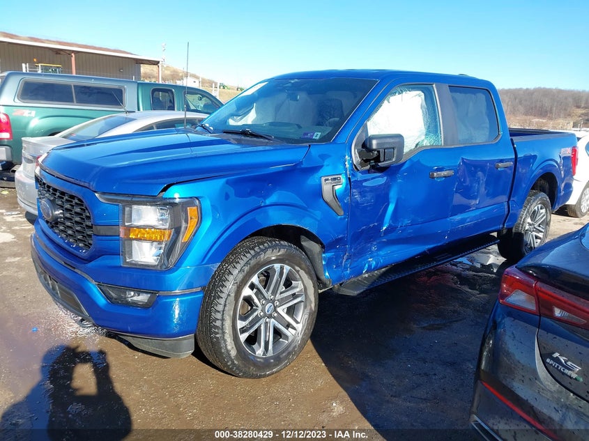 2023 FORD F150 2.7L V6   N(VIN: 1FTEW1EP8PKD61927