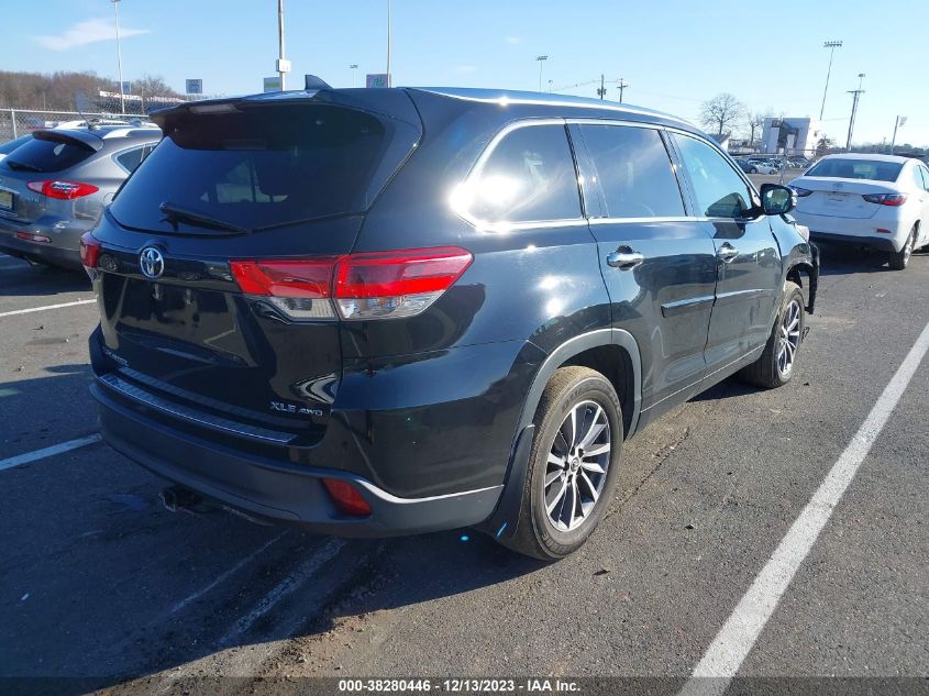 2018 TOYOTA HIGHLANDER SE/XLE - 5TDJZRFH9JS548945