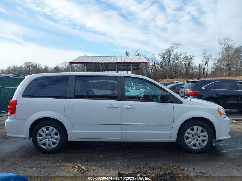 2016 DODGE GRAND CARAVAN SE - 2C4RDGBG6GR182589