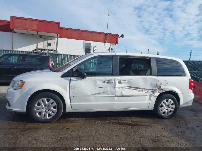 2016 DODGE GRAND CARAVAN SE - 2C4RDGBG6GR182589