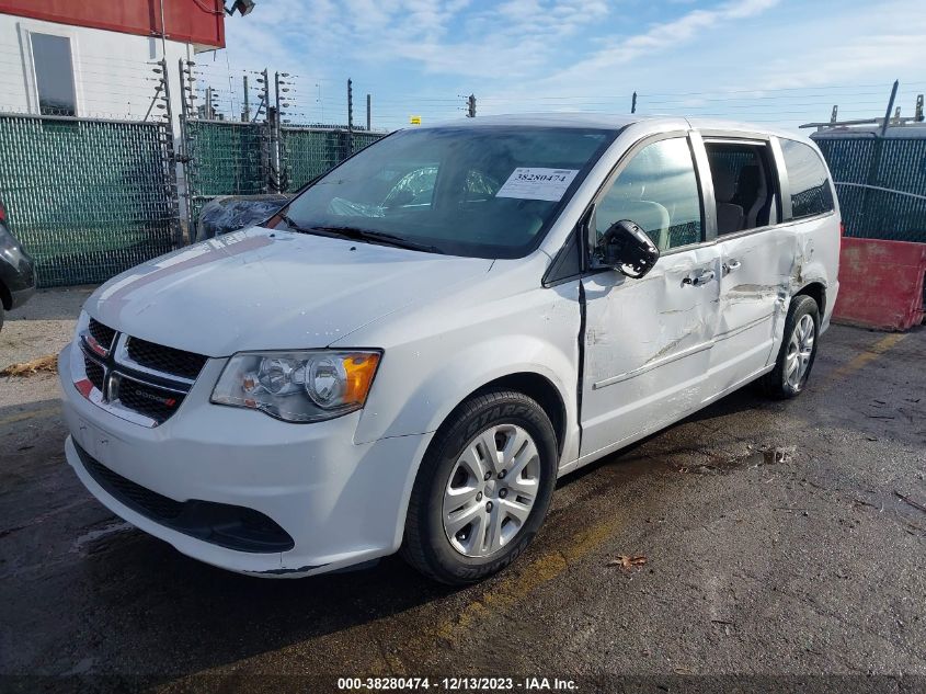 2016 DODGE GRAND CARAVAN SE - 2C4RDGBG6GR182589