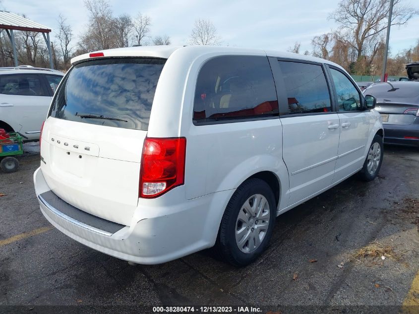 2016 DODGE GRAND CARAVAN SE - 2C4RDGBG6GR182589