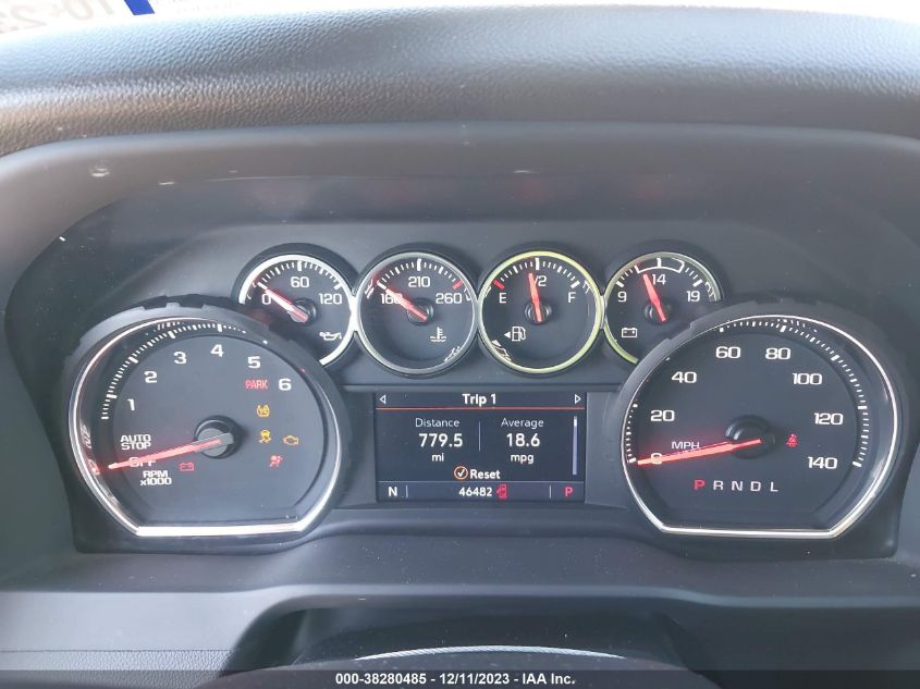 2022 CHEVROLET SILVERADO LTD K1500 LT - 3GCUYDED9NG146848