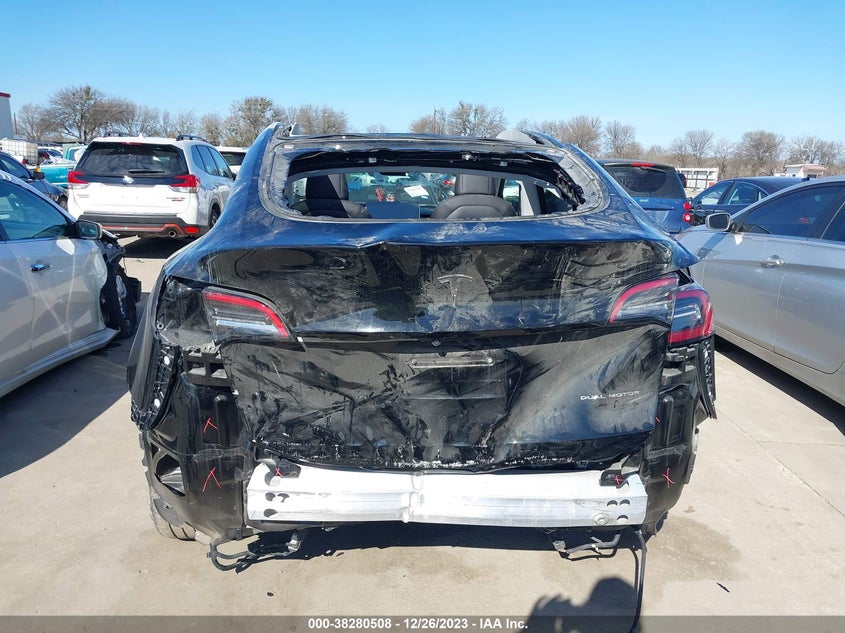 VIN 5YJYGDEE5MF157296 2021 TESLA MODEL Y LONG RANGE DUAL MOTOR ALL-WHEEL DRIVE
