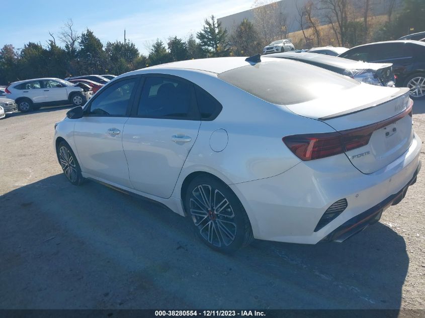 VIN 3KPF44AC7NE457014 2022 KIA FORTE GT