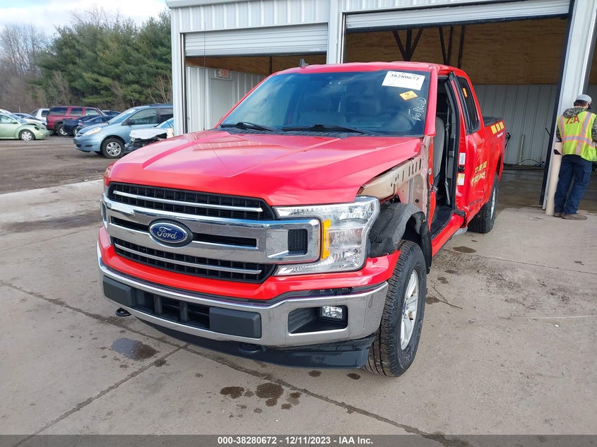 VIN 1FTEX1EP1KKC58449 2019 FORD F-150 XLT