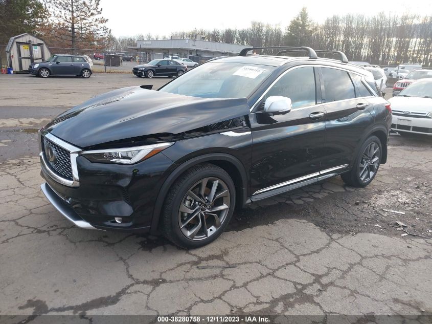 VIN 3PCAJ5EB9PF124126 2023 INFINITI QX50 SENSORY