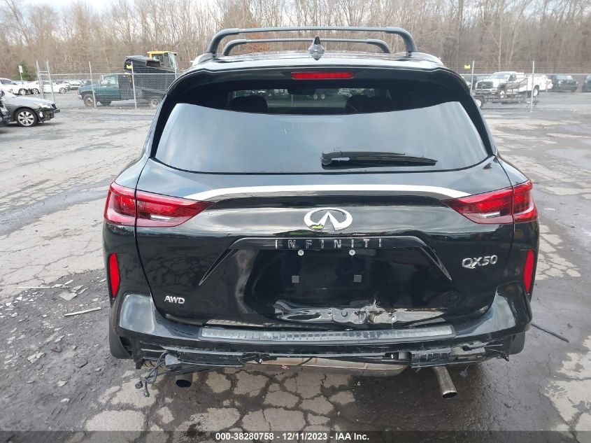 VIN 3PCAJ5EB9PF124126 2023 INFINITI QX50 SENSORY