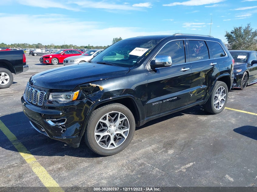 VIN 1C4RJECG1LC320456 2020 JEEP GRAND CHEROKEE OVERLAND