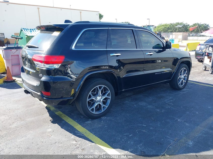 VIN 1C4RJECG1LC320456 2020 JEEP GRAND CHEROKEE OVERLAND