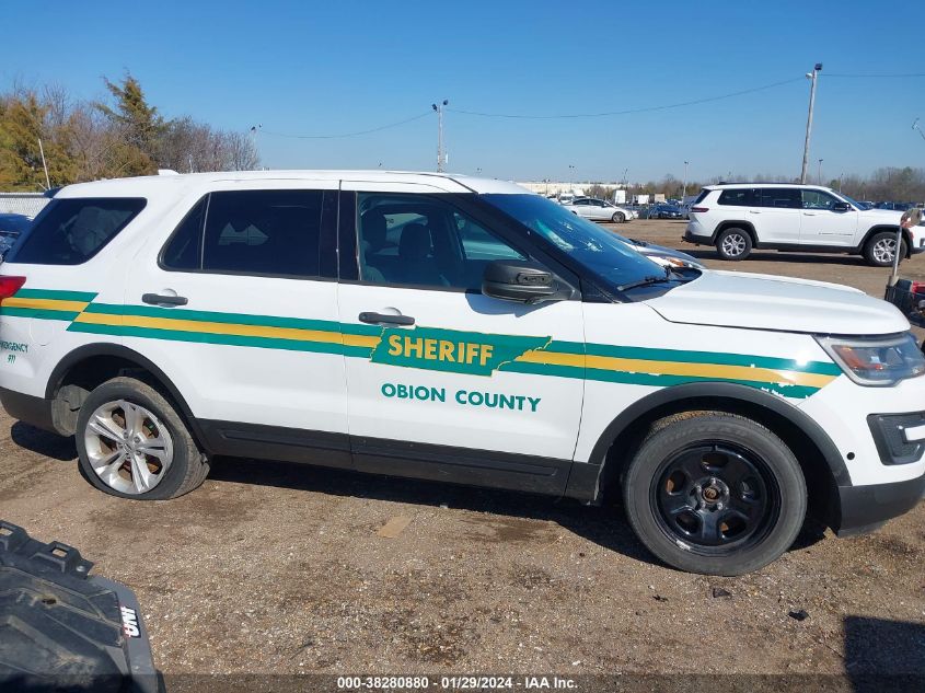 2017 FORD UTILITY POLICE INTERCEPTOR 1FM5K8AR0HGB54315