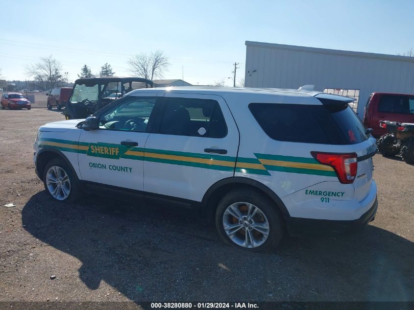 2017 FORD UTILITY POLICE INTERCEPTOR 1FM5K8AR0HGB54315