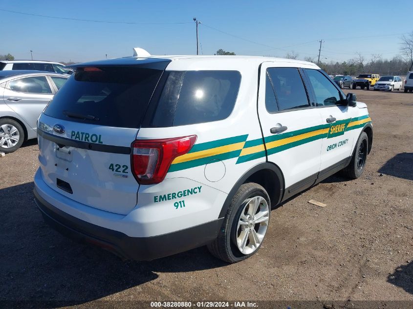 2017 FORD UTILITY POLICE INTERCEPTOR 1FM5K8AR0HGB54315