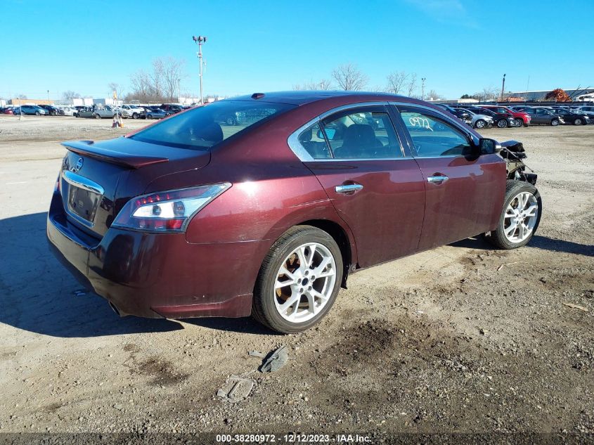 2014 NISSAN MAXIMA S/SV - 1N4AA5AP0EC464783