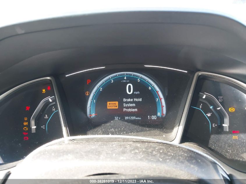 2017 HONDA CIVIC EXL - 19XFC1F76HE004780