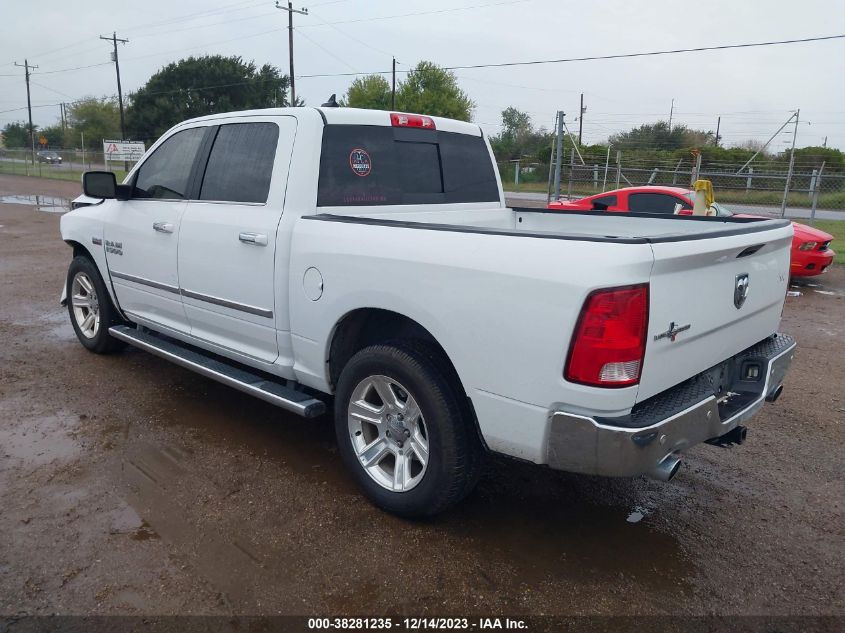 2017 RAM 1500 LONE STAR SILVER  4X2 5'7 BOX - 1C6RR6LT9HS833566