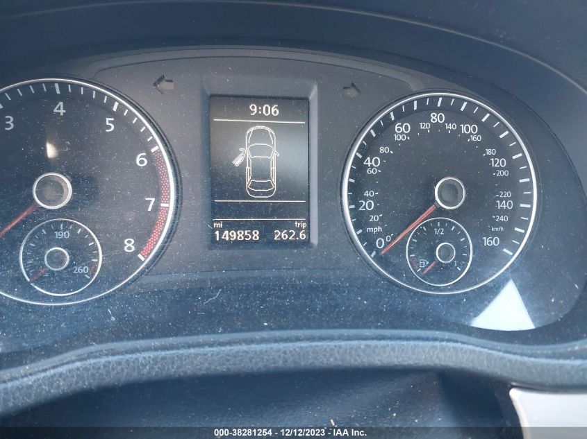 2013 VOLKSWAGEN PASSAT SE - 1VWBP7A3XDC082553