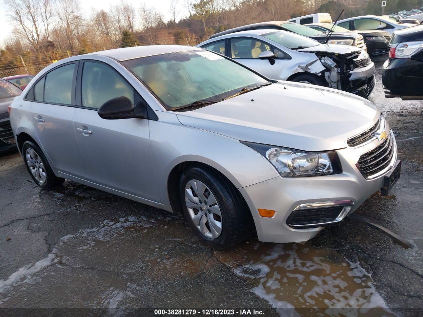2015 CHEVROLET CRUZE LS AUTO - 1G1PA5SH3F7255942