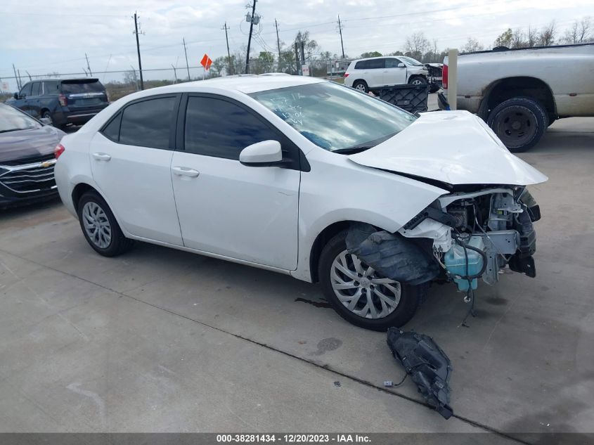 2019 TOYOTA COROLLA LE - 2T1BURHE2KC146586