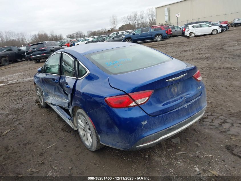 2015 CHRYSLER 200 LIMITED - 1C3CCCAB2FN631371